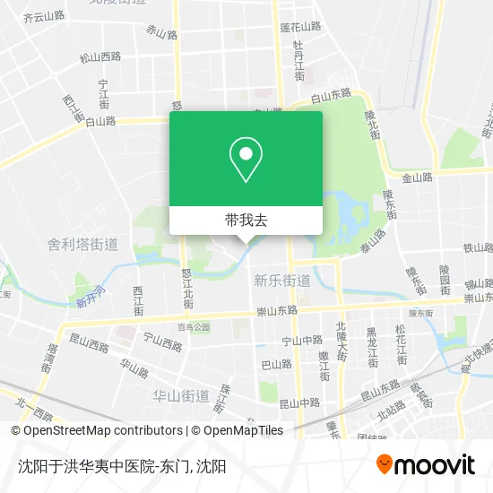 沈阳于洪华夷中医院-东门地图
