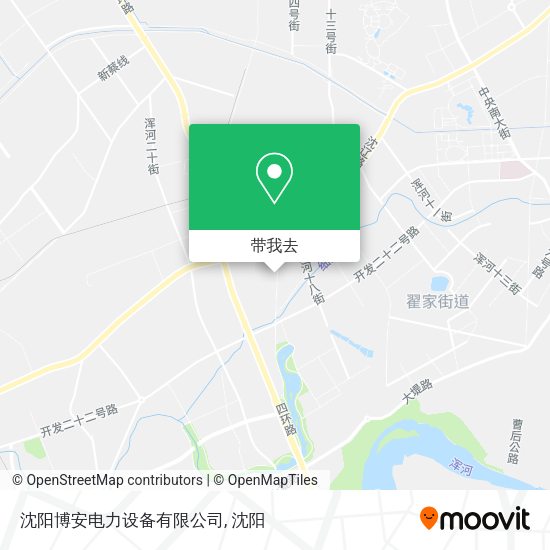 沈阳博安电力设备有限公司地图