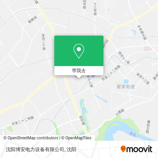 沈阳博安电力设备有限公司地图