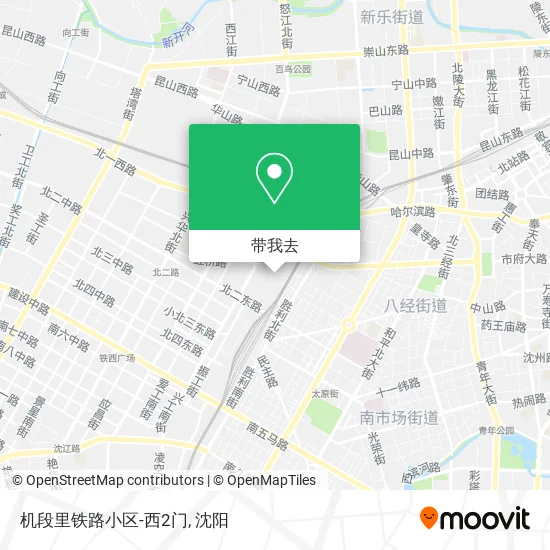 机段里铁路小区-西2门地图