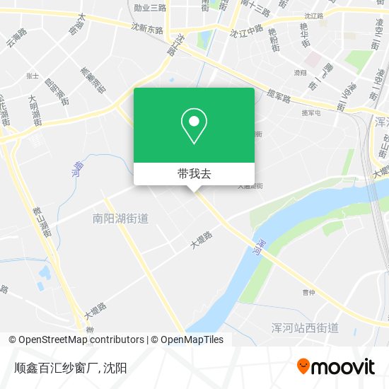 顺鑫百汇纱窗厂地图