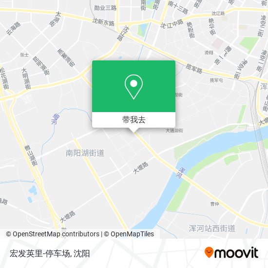 宏发英里-停车场地图