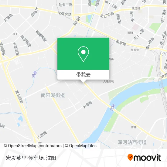 宏发英里-停车场地图
