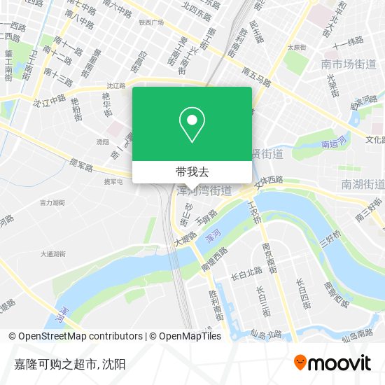 嘉隆可购之超市地图
