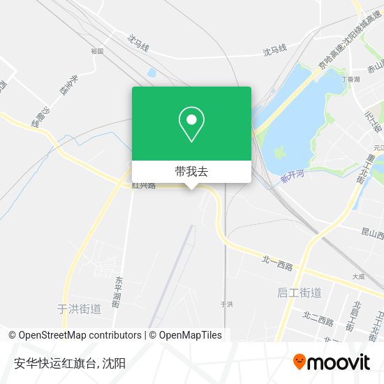 安华快运红旗台地图