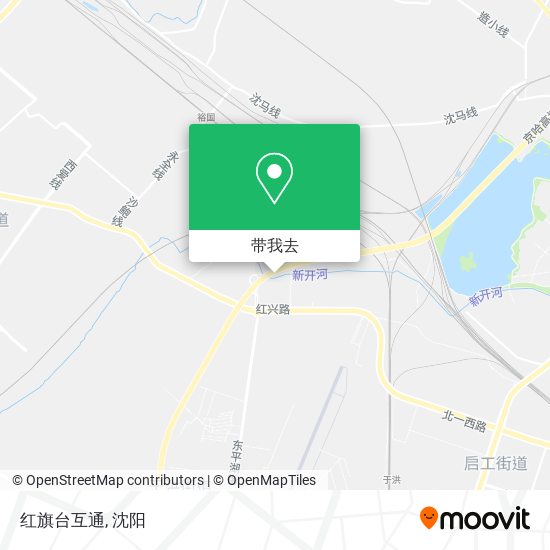 红旗台互通地图