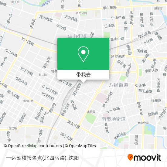 一运驾校报名点(北四马路)地图