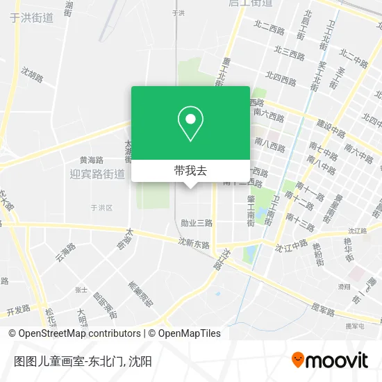 图图儿童画室-东北门地图