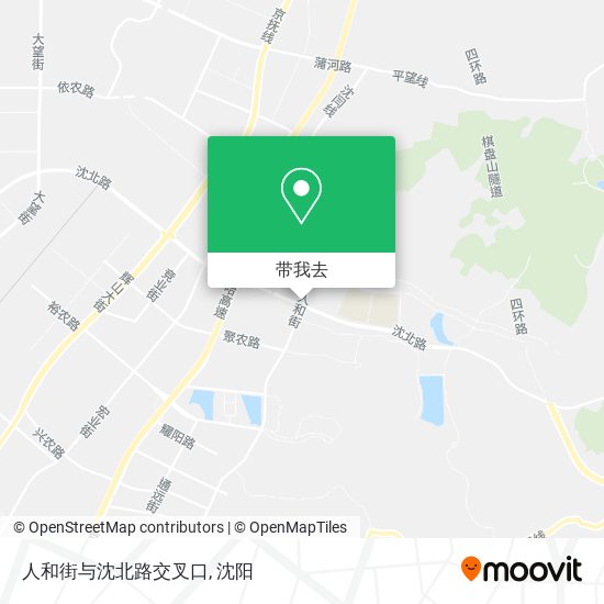 人和街与沈北路交叉口地图