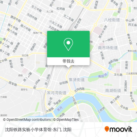 沈阳铁路实验小学体育馆-东门地图