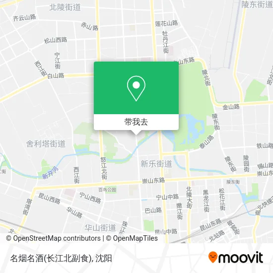 名烟名酒(长江北副食)地图