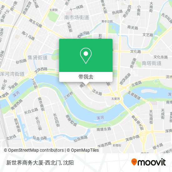 新世界商务大厦-西北门地图