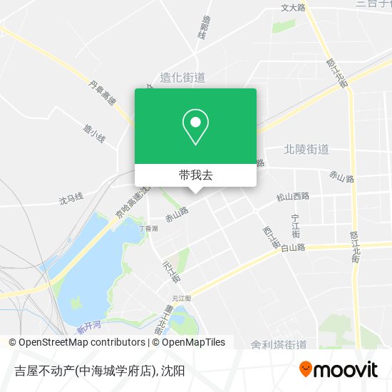 吉屋不动产(中海城学府店)地图