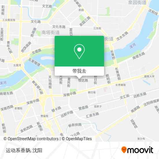 运动系香肠地图