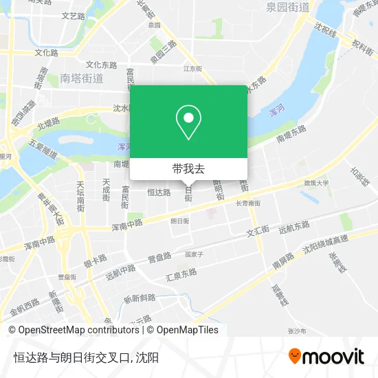 恒达路与朗日街交叉口地图
