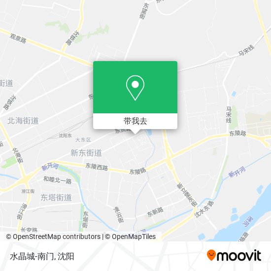 水晶城-南门地图