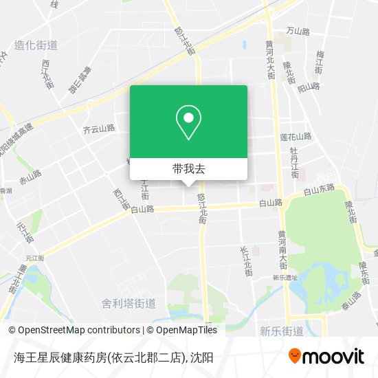 海王星辰健康药房(依云北郡二店)地图