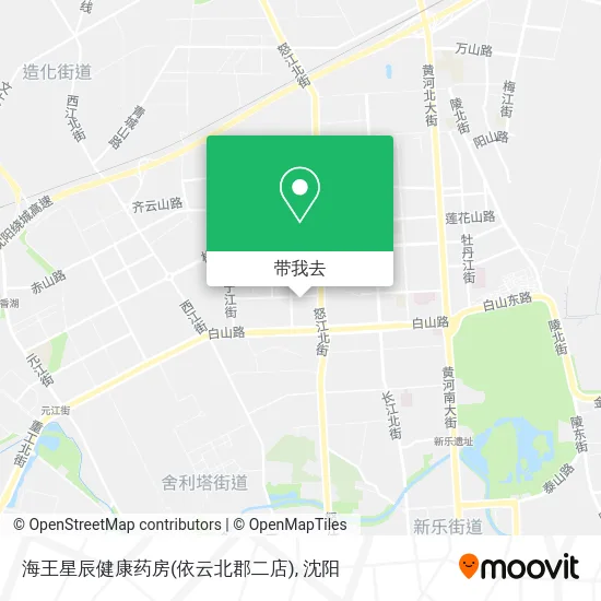 海王星辰健康药房(依云北郡二店)地图