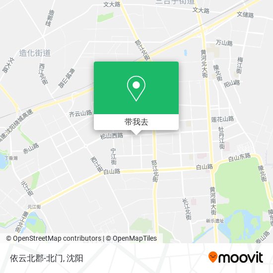 依云北郡-北门地图