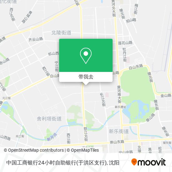 中国工商银行24小时自助银行(于洪区支行)地图