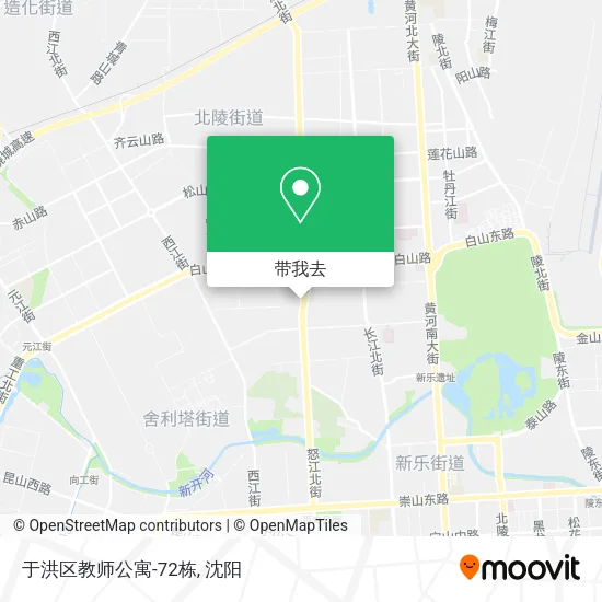 于洪区教师公寓-72栋地图
