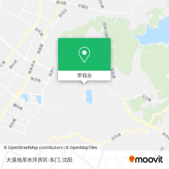 大溪地亲水洋房区-东门地图