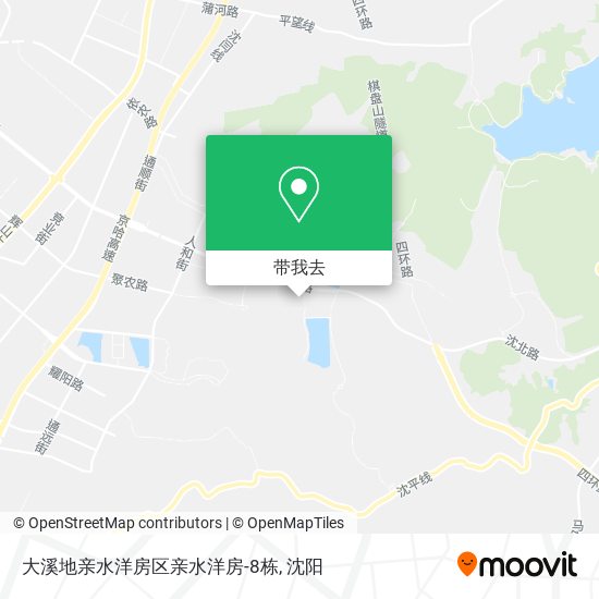 大溪地亲水洋房区亲水洋房-8栋地图