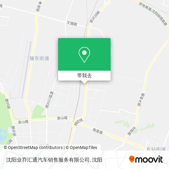 沈阳业乔汇通汽车销售服务有限公司地图