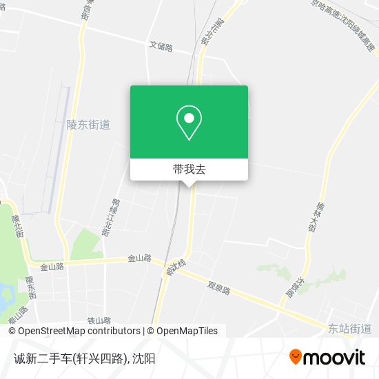 诚新二手车(轩兴四路)地图