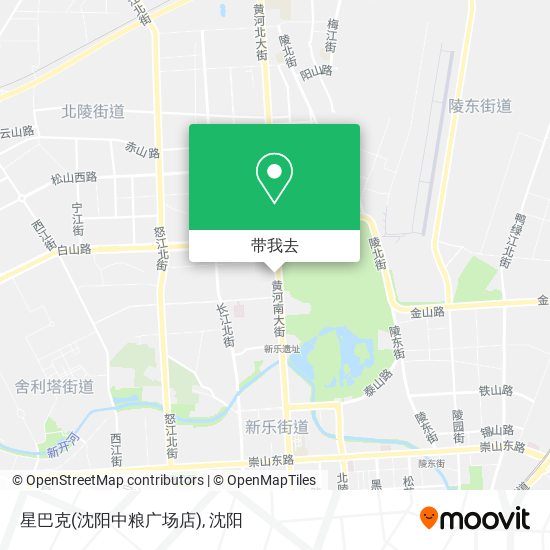 星巴克(沈阳中粮广场店)地图