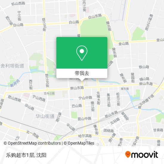 乐购超市1层地图