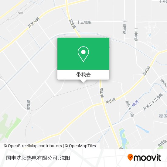 国电沈阳热电有限公司地图