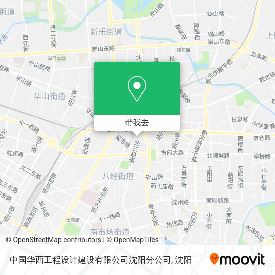 中国华西工程设计建设有限公司沈阳分公司地图