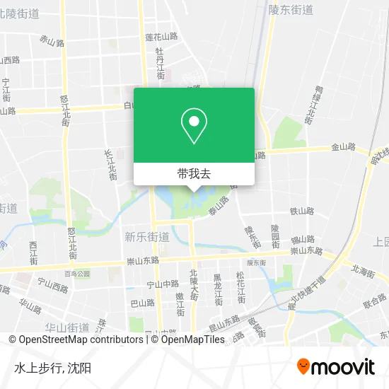 水上步行地图