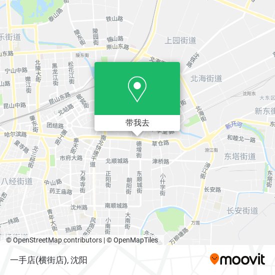 一手店(横街店)地图
