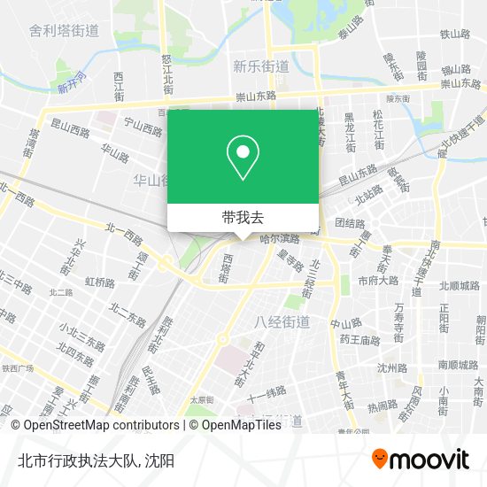 北市行政执法大队地图