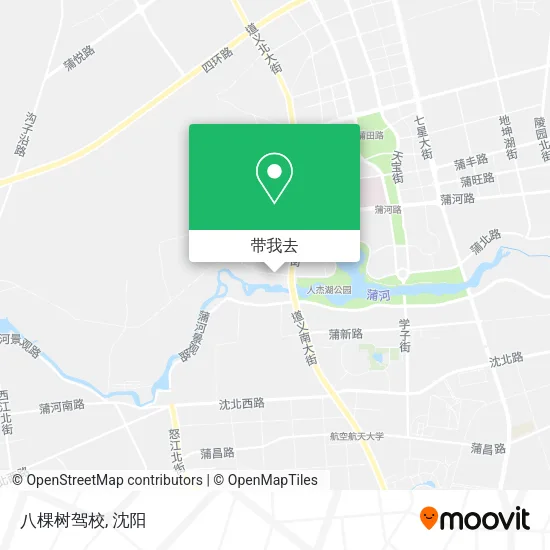 八棵树驾校地图