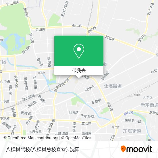 八棵树驾校(八棵树总校直营)地图