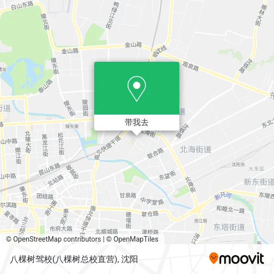 八棵树驾校(八棵树总校直营)地图