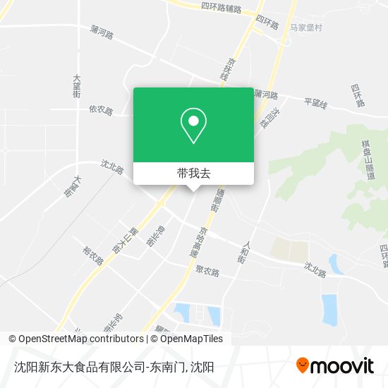 沈阳新东大食品有限公司-东南门地图