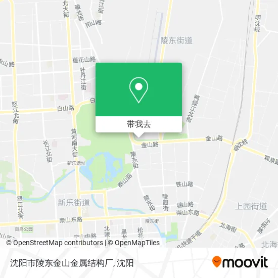 沈阳市陵东金山金属结构厂地图