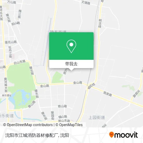 沈阳市江城消防器材修配厂地图