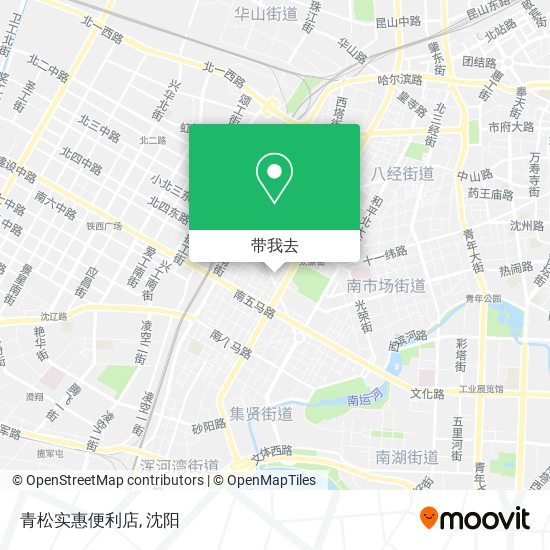 青松实惠便利店地图