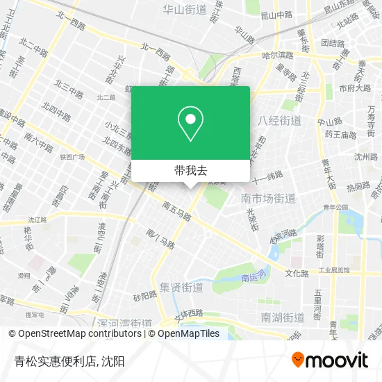 青松实惠便利店地图