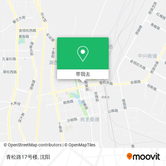 青松路17号楼地图