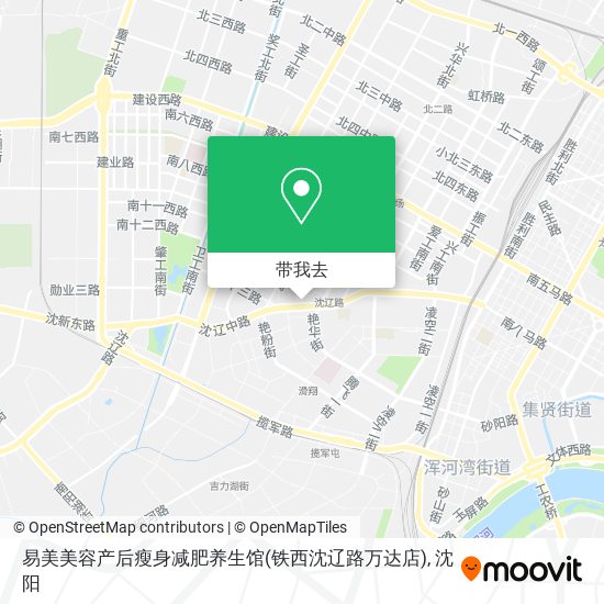 易美美容产后瘦身减肥养生馆(铁西沈辽路万达店)地图