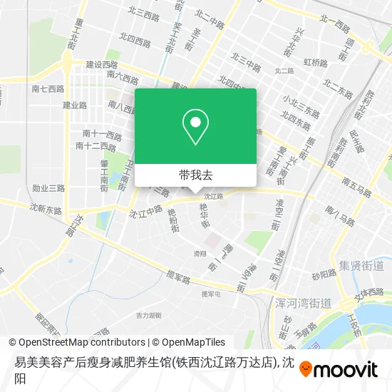 易美美容产后瘦身减肥养生馆(铁西沈辽路万达店)地图