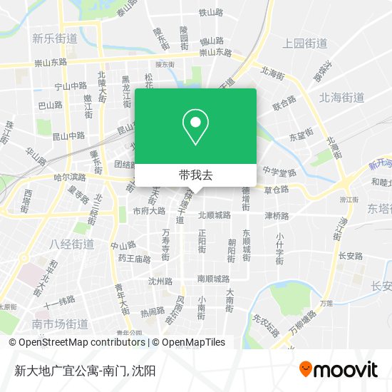 新大地广宜公寓-南门地图