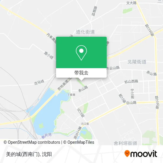 美的城(西南门)地图