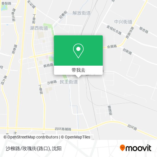 沙柳路/玫瑰街(路口)地图
